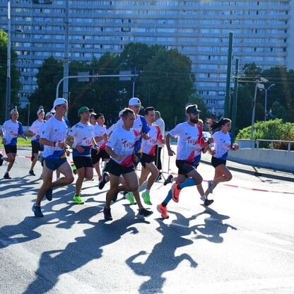 Start Biegu Bohaterów. fot. Patryk Pyrlik / UMWS