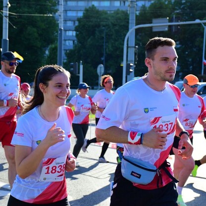 Start Biegu Bohaterów. fot. Patryk Pyrlik / UMWS