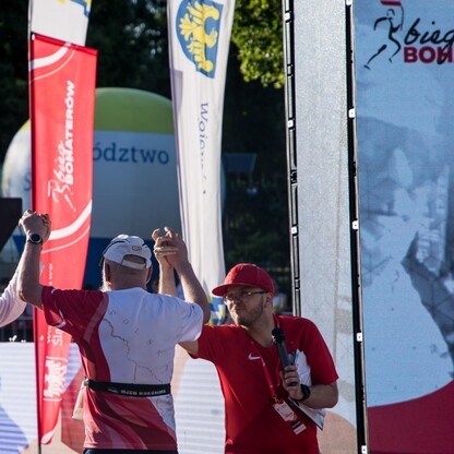 Bieg Bohaterów - meta. fot. Tomasz Żak / UMWS