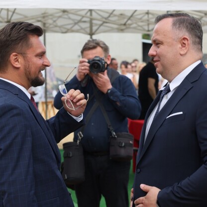 Podpisanie aktu erekcyjnego budowy Akademickiej Strefy Sztuki Scenicznej. fot. Andrzej Grygiel / UMWS