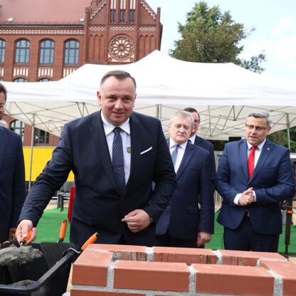 Podpisanie aktu erekcyjnego budowy Akademickiej Strefy Sztuki Scenicznej. fot. Andrzej Grygiel / UMWS
