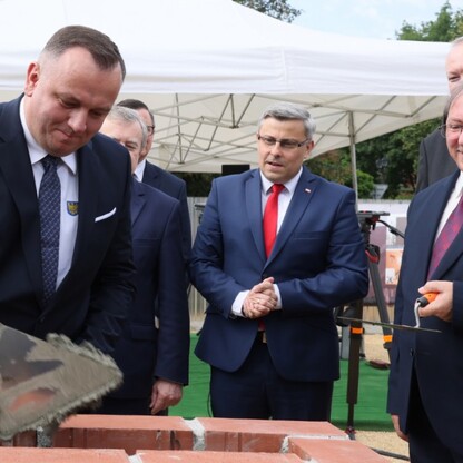 Podpisanie aktu erekcyjnego budowy Akademickiej Strefy Sztuki Scenicznej. fot. Andrzej Grygiel / UMWS