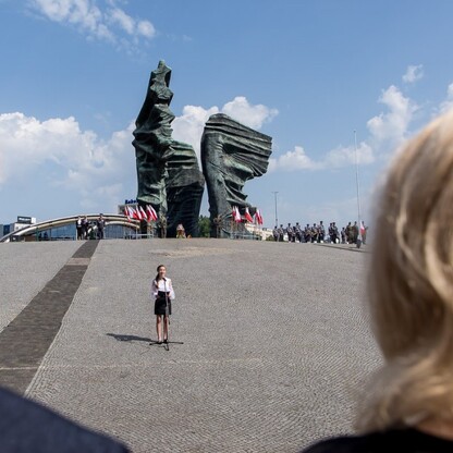 Uroczystośc pod Pomnikiem Powstanców Śląskich. fot. Tomasz Żak / UMWS