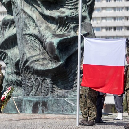 Uroczystośc pod Pomnikiem Powstanców Śląskich. fot. Tomasz Żak / UMWS