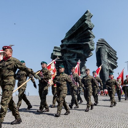 Uroczystośc pod Pomnikiem Powstanców Śląskich. fot. Tomasz Żak / UMWS