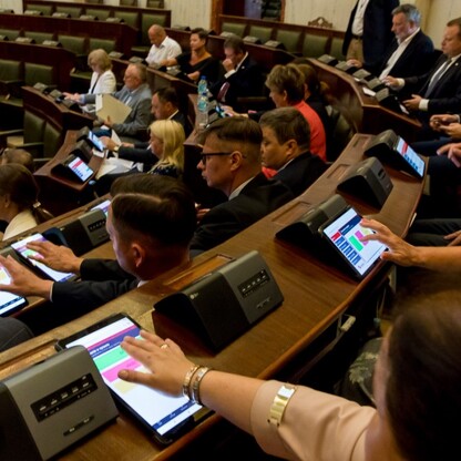 Sesja Sejmiku Województwa Śląskiego. fot. Tomasz Żak / UMWS