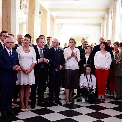Tablica pamięci powstańców i powrotu Śląska do Polski. fot. Patryk Pyrlik / UMWS