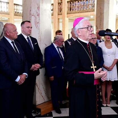 Tablica pamięci powstańców i powrotu Śląska do Polski. fot. Patryk Pyrlik / UMWS