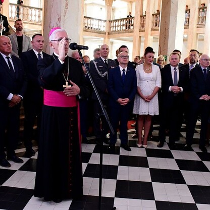 Tablica pamięci powstańców i powrotu Śląska do Polski. fot. Patryk Pyrlik / UMWS