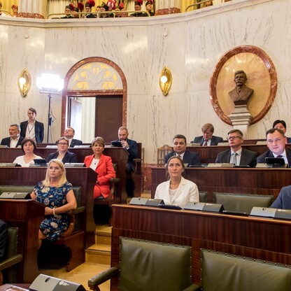Uroczysta sesja Sejmiku Województwa Śląskiego. fot. Tomasz Żak / UMWS