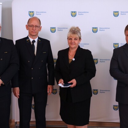 Odznaczenia i medale dla pracowników PKP CARGO SERVICE. fot. Andrzej Grygiel / UMWS