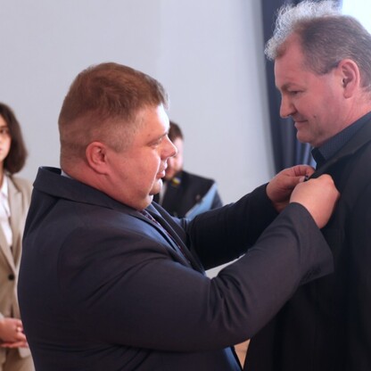 Odznaczenia i medale dla pracowników PKP CARGO SERVICE. fot. Andrzej Grygiel / UMWS