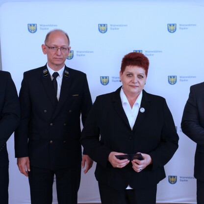 Odznaczenia i medale dla pracowników PKP CARGO SERVICE. fot. Andrzej Grygiel / UMWS