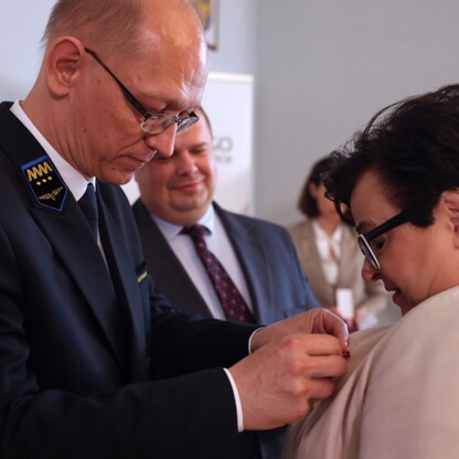 Odznaczenia i medale dla pracowników PKP CARGO SERVICE. fot. Andrzej Grygiel / UMWS