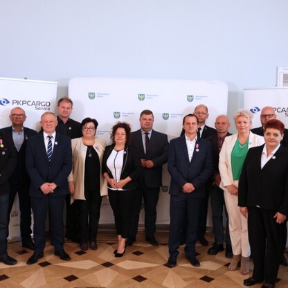 Odznaczenia i medale dla pracowników PKP CARGO SERVICE. fot. Andrzej Grygiel / UMWS