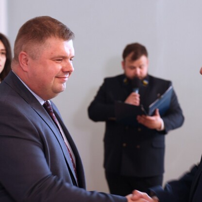 Odznaczenia i medale dla pracowników PKP CARGO SERVICE. fot. Andrzej Grygiel / UMWS
