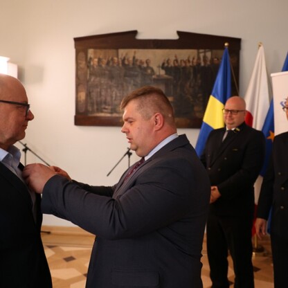 Odznaczenia i medale dla pracowników PKP CARGO SERVICE. fot. Andrzej Grygiel / UMWS