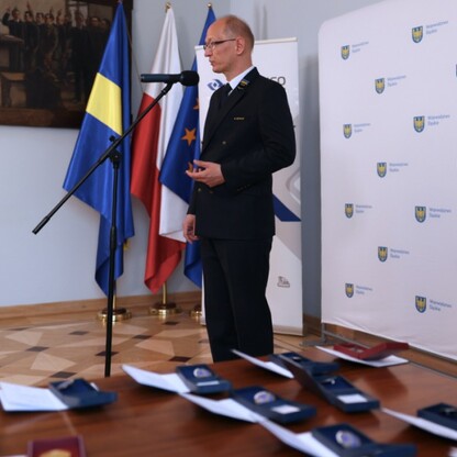 Odznaczenia i medale dla pracowników PKP CARGO SERVICE. fot. Andrzej Grygiel / UMWS