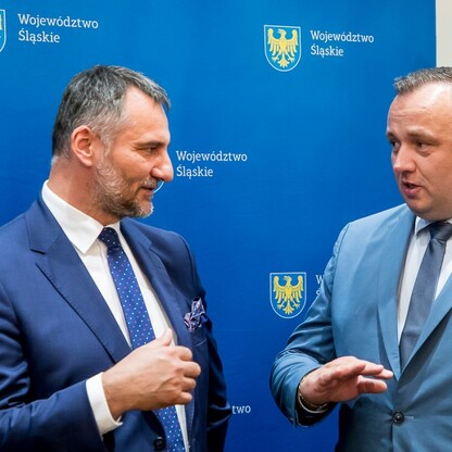 Podpisanie umowy na przebudowę DW934. fot. Tomasz Żak / UMWS