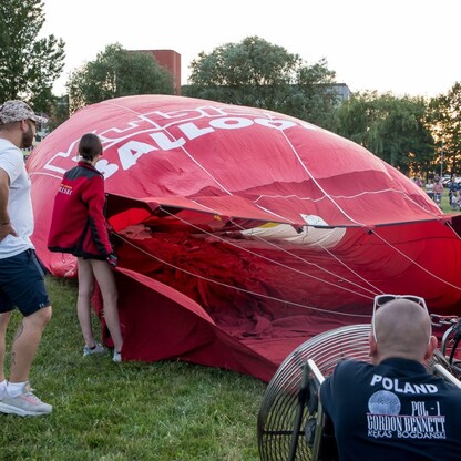 Inauguracja II Zawodów Balonowych o Puchar Marszałka Województwa Śląskiego „In The Silesian Sky”. fot. Tomasz Żak / UMWS