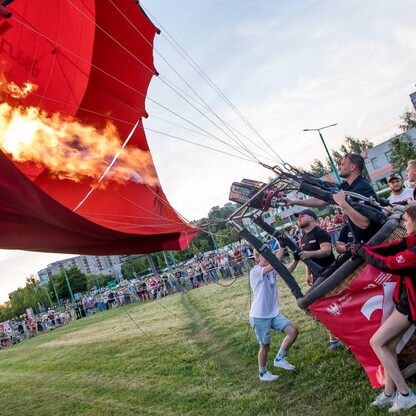 Inauguracja II Zawodów Balonowych o Puchar Marszałka Województwa Śląskiego „In The Silesian Sky”. fot. Tomasz Żak / UMWS