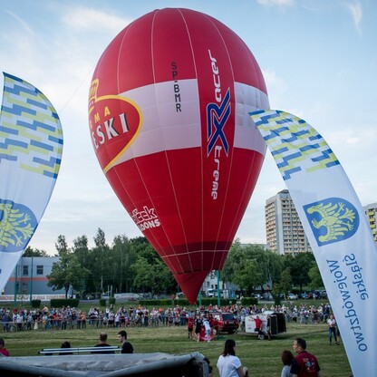 Inauguracja II Zawodów Balonowych o Puchar Marszałka Województwa Śląskiego „In The Silesian Sky”. fot. Tomasz Żak / UMWS