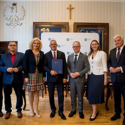Wręczenie  umów w ramach Marszałkowskiego Konkursu „Inicjatywa Sołecka” w Olsztynie. fot. Tomasz Żak / UMWS
