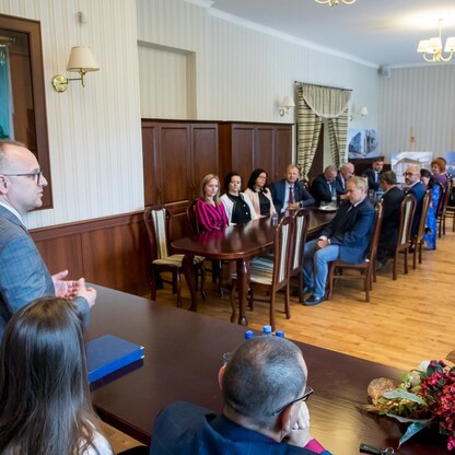 Wręczenie  umów w ramach Marszałkowskiego Konkursu „Inicjatywa Sołecka” w  Irządzach. fot. Tomasz Żak / UMWS