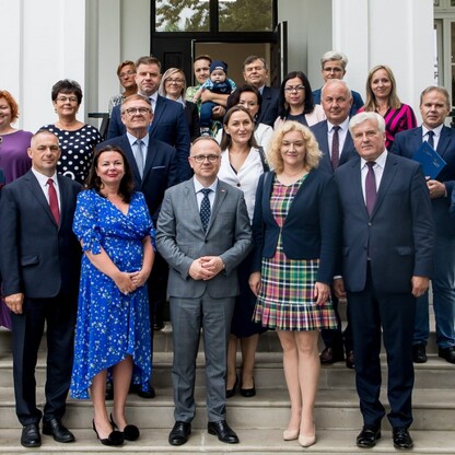 Wręczenie  umów w ramach Marszałkowskiego Konkursu „Inicjatywa Sołecka” w  Irządzach. fot. Tomasz Żak / UMWS