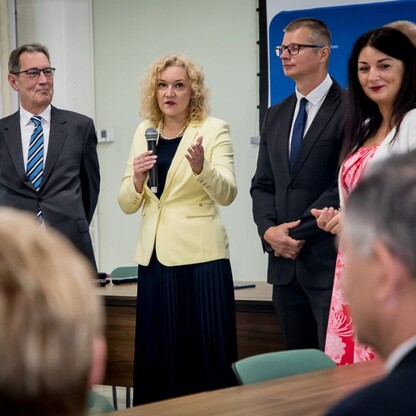 Wręczenie umów w ramach Marszałkowskiego Konkursu „Inicjatywa Sołecka” dla subregionu centralnego. fot. Tomasz Żak / UMWS