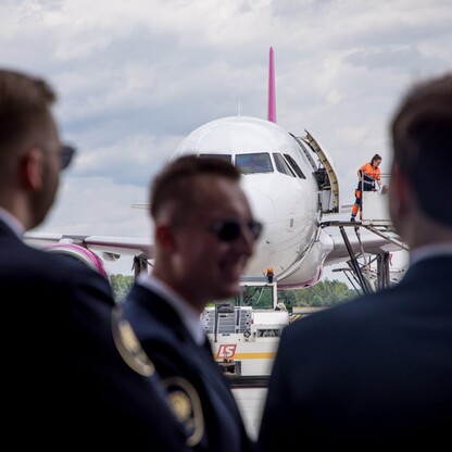 Uroczystość oddania do użytku nowego hangaru do obsługi technicznej samolotów. fot. Tomasz Żak / UMWS
