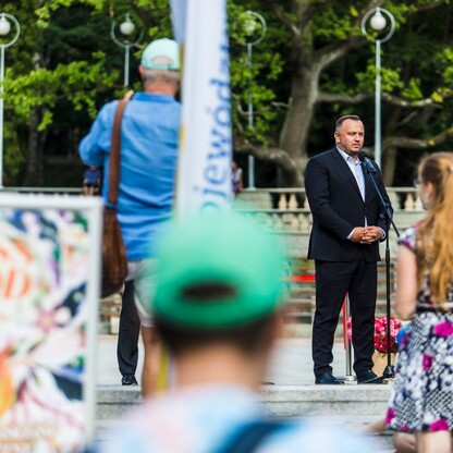 Otwarcie Dużego Kręgu Tanecznego w Parku Śląskim. fot. Tomasz Żak / UMWS