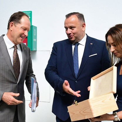 Ambasador USA z wizytą na Śląsku. fot. Patryk Pyrlik / UMWS