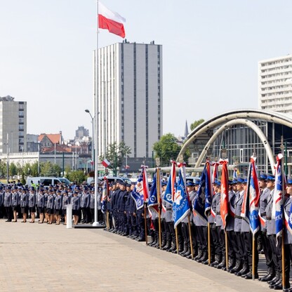 Centralne obchody święta policji. fot. Andrzej Grygiel / UMWS