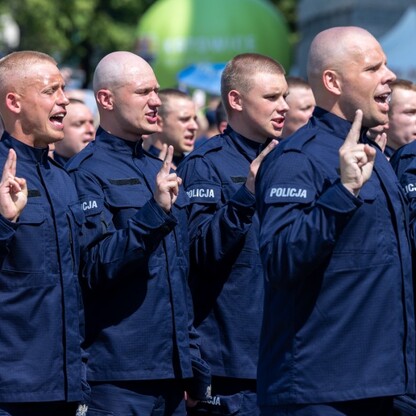 Centralne obchody święta policji. fot. Andrzej Grygiel / UMWS