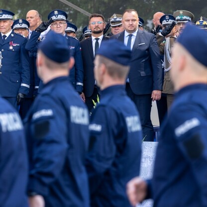 Centralne obchody święta policji. fot. Andrzej Grygiel / UMWS