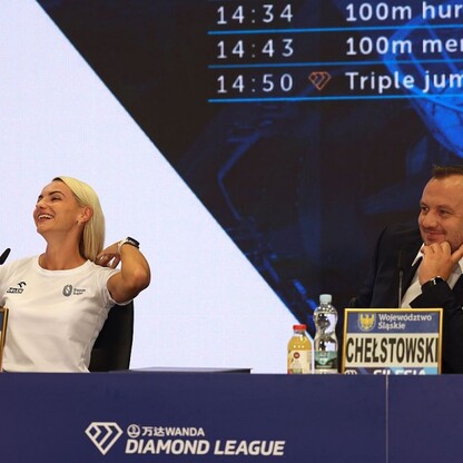 Silesia Memoriał Kamili Skolimowskiej - konferencja prasowa. fot. Andrzej Grygiel / UMWS