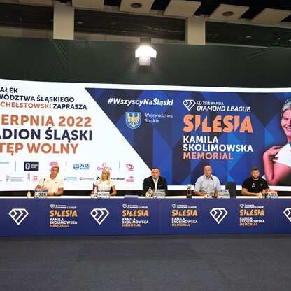 Silesia Memoriał Kamili Skolimowskiej - konferencja prasowa. fot. Andrzej Grygiel / UMWS