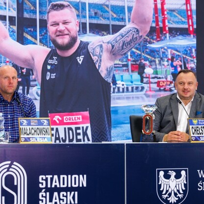 Konferencja prasowa podsumowująca Silesia Memoriał Kamili Skolimowskiej. fot. Andrzej Grygiel / UMWS