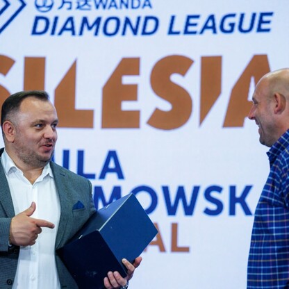 Konferencja prasowa podsumowująca Silesia Memoriał Kamili Skolimowskiej. fot. Andrzej Grygiel / UMWS