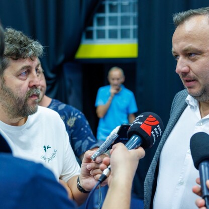 Konferencja prasowa podsumowująca Silesia Memoriał Kamili Skolimowskiej. fot. Andrzej Grygiel / UMWS