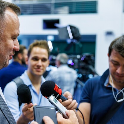 Konferencja prasowa podsumowująca Silesia Memoriał Kamili Skolimowskiej. fot. Andrzej Grygiel / UMWS