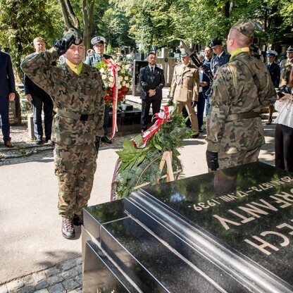 W Katowicach uczczono pamięć Wojciecha Korfantego. fot. Tomasz Żak / UMWS
