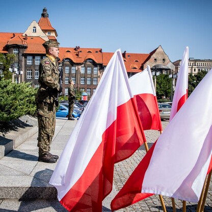W Katowicach uczczono pamięć Wojciecha Korfantego. fot. Tomasz Żak / UMWS