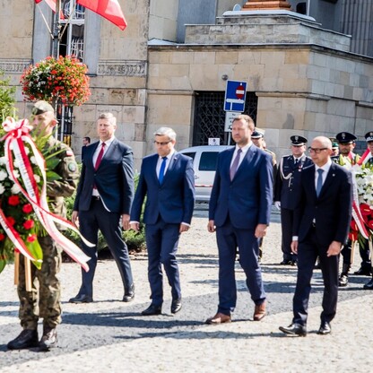 W Katowicach uczczono pamięć Wojciecha Korfantego. fot. Tomasz Żak / UMWS