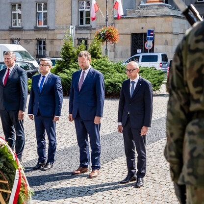 W Katowicach uczczono pamięć Wojciecha Korfantego. fot. Tomasz Żak / UMWS