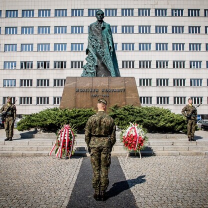 W Katowicach uczczono pamięć Wojciecha Korfantego. fot. Tomasz Żak / UMWS
