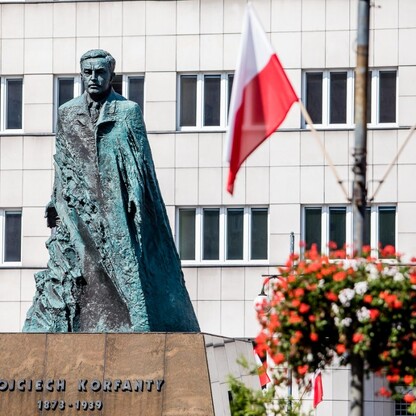 W Katowicach uczczono pamięć Wojciecha Korfantego. fot. Tomasz Żak / UMWS