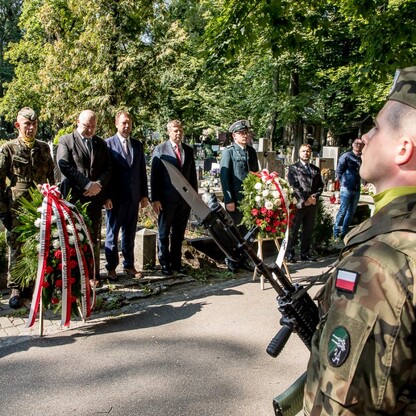W Katowicach uczczono pamięć Wojciecha Korfantego. fot. Tomasz Żak / UMWS