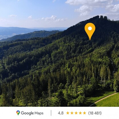 Park Krajobrazowy Beskidu Śląskiego. graf. GOOGLE